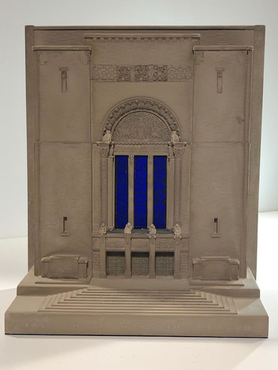  Purchase, Royal Ontario Museum Canada, handmade in plaster by Timothy Richards.