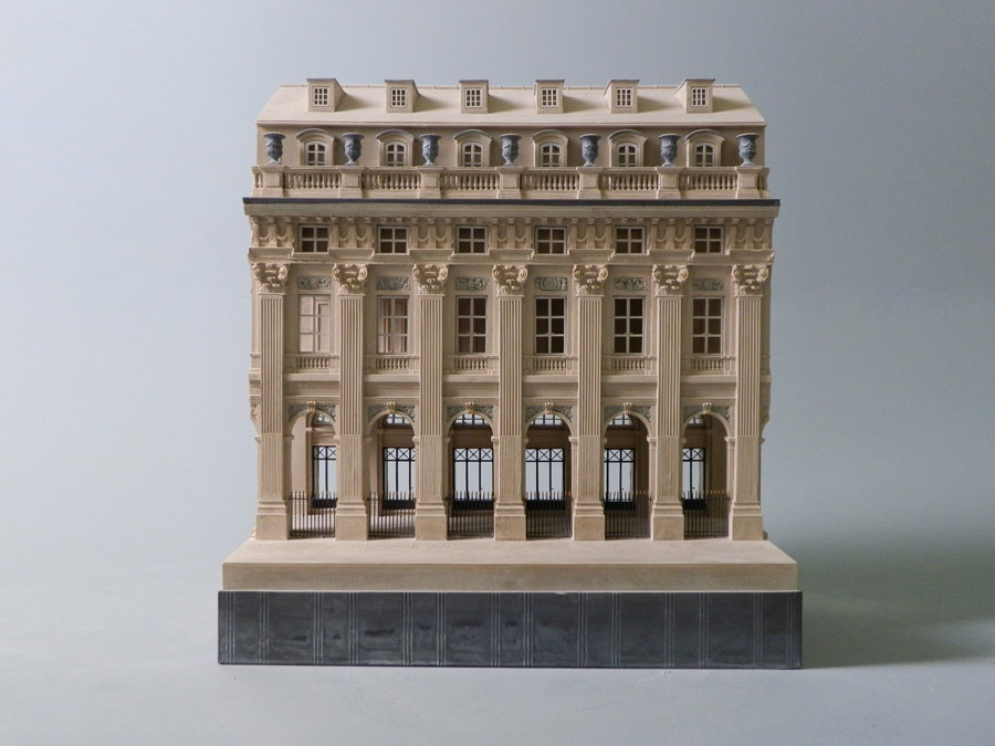 Purchase, Palais Royale Paris, France,  handmade in plaster by Timothy Richards.