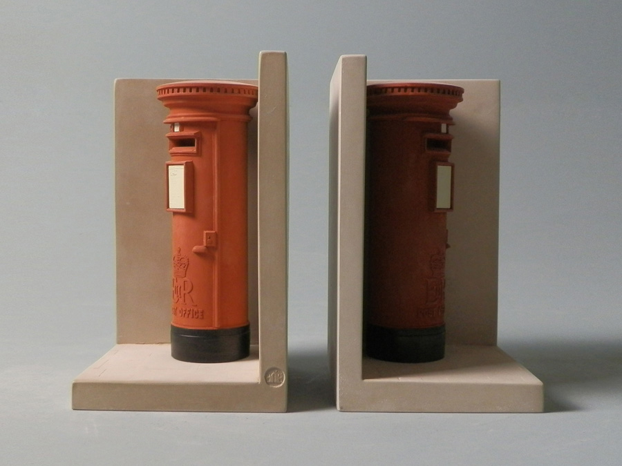 Purchase the traditional red British Post Box, hand crafted models of famous landmarks by Timothy Richards. 